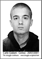 Carlo Giuliani poster