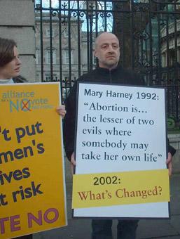 Mary Harney : Abortion is the lesser of two evils