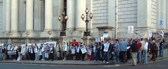Picket of Dublin Castle