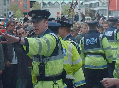 Aggressive gardai