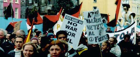 Anti Iraq war march in Cork