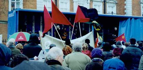 Rally after Cork march