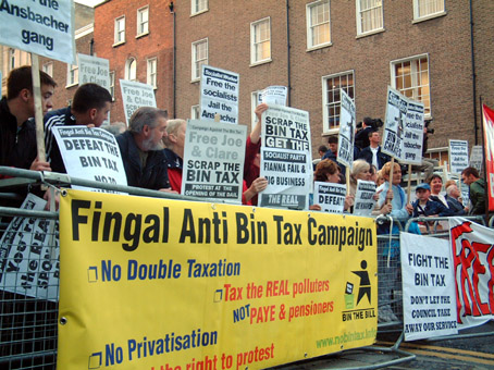 Fingal anti bin tax campaign
