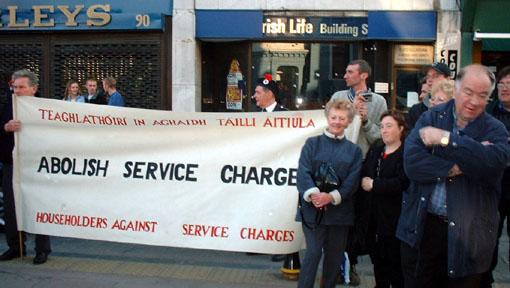 Cork Service charge banner