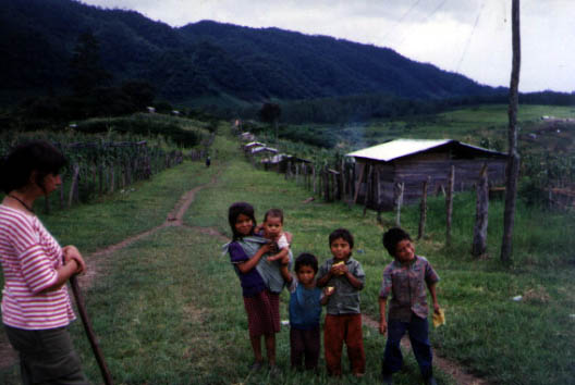Main street of Zapatista community