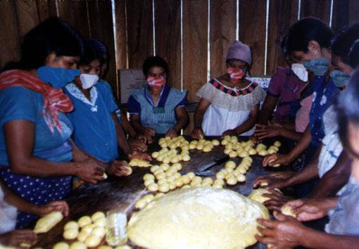 Womens bread collective in Chiapas