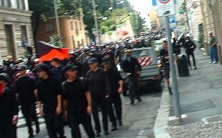 Part of the Black Block in Genoa